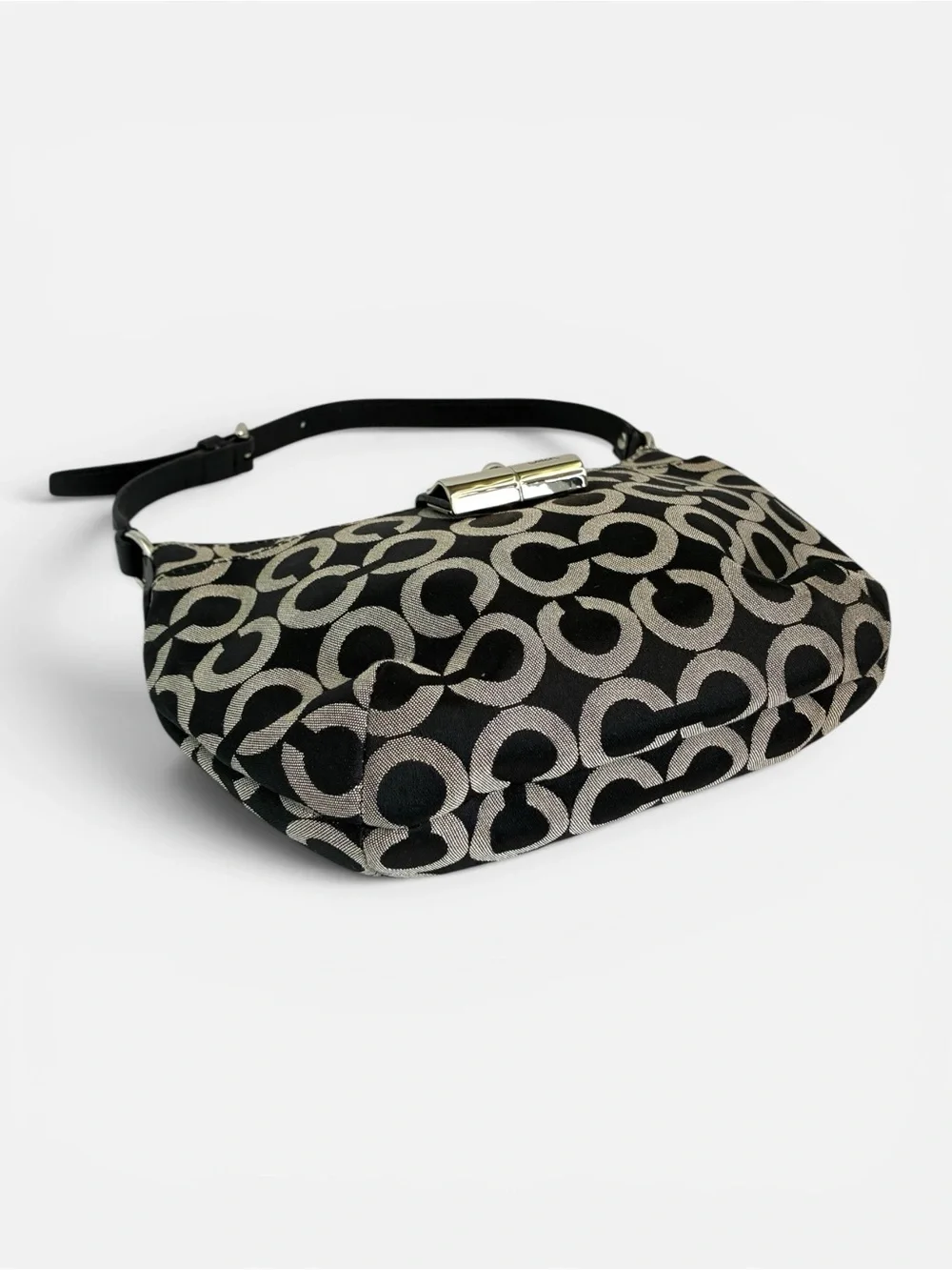 Coach Signature C Print Canvas Shoulder Bag